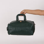 Gucci Medium Morpheus Convertible Backpack Green Glazed Leather