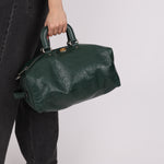 Gucci Medium Morpheus Convertible Backpack Green Glazed Leather