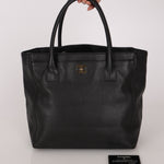 Chanel Tall Cerf Executive Tote Black Caviar AGHW