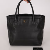 Chanel Tall Cerf Executive Tote Black Caviar AGHW