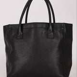 Chanel Tall Cerf Executive Tote Black Caviar AGHW