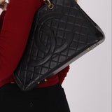 Chanel Timeless Grand Shopping Tote Black Caviar GHW