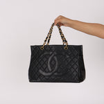 Chanel Timeless Grand Shopping Tote Black Caviar GHW