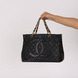 Chanel Timeless Grand Shopping Tote Black Caviar GHW