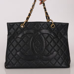 Chanel Timeless Grand Shopping Tote Black Caviar GHW