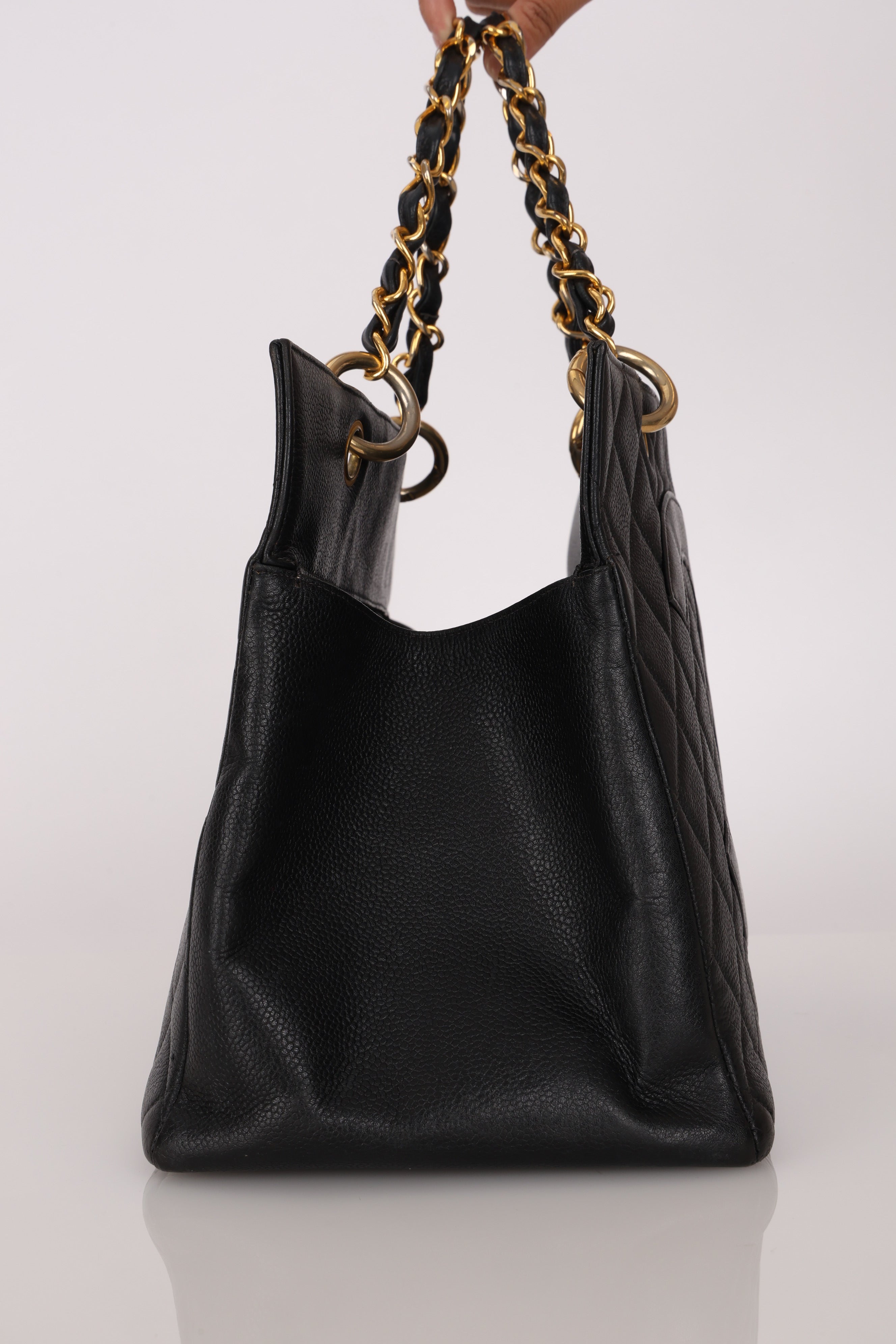 Chanel Timeless Grand Shopping Tote Black Caviar GHW