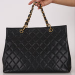 Chanel Timeless Grand Shopping Tote Black Caviar GHW