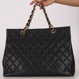 Chanel Timeless Grand Shopping Tote Black Caviar GHW