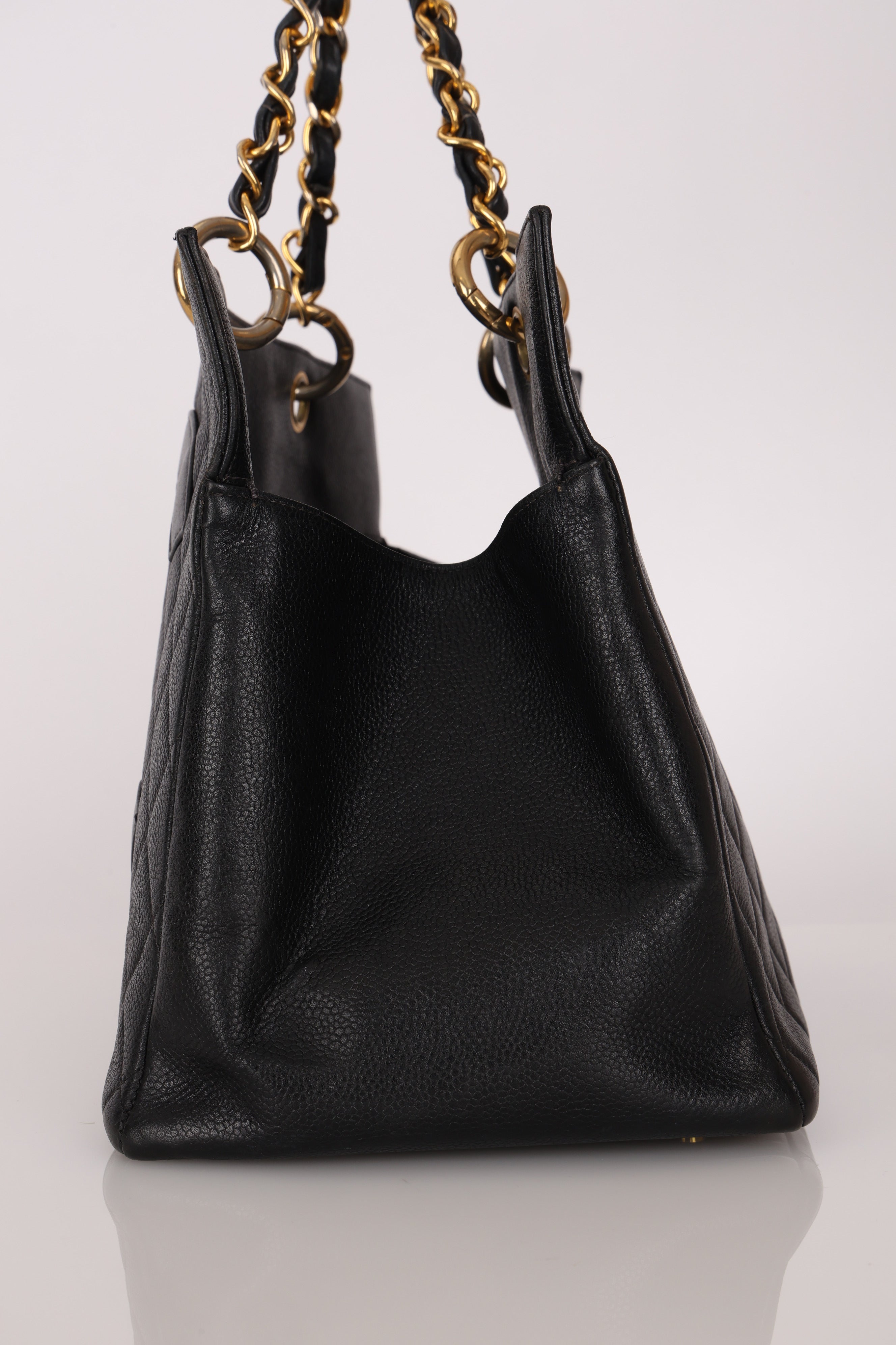 Chanel Timeless Grand Shopping Tote Black Caviar GHW