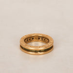 Bvlgari 18K Yellow Gold and Peridot B.zero1 Ring, Size US 5.25