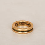 Bvlgari 18K Yellow Gold and Peridot B.zero1 Ring, Size US 5.25