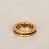 Bvlgari 18K Yellow Gold and Peridot B.zero1 Ring, Size US 5.25
