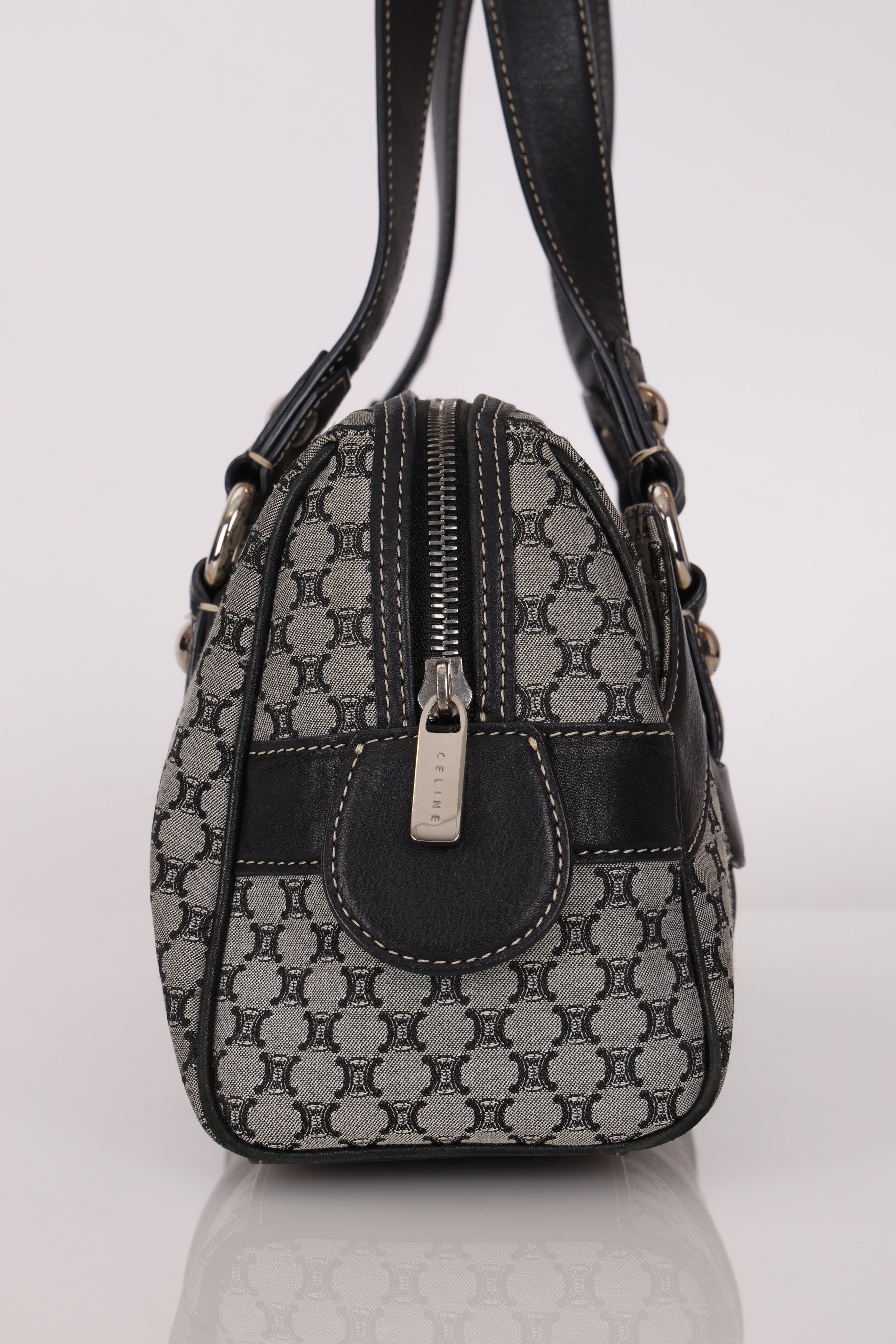 Celine Macadam Boston Bag Canvas