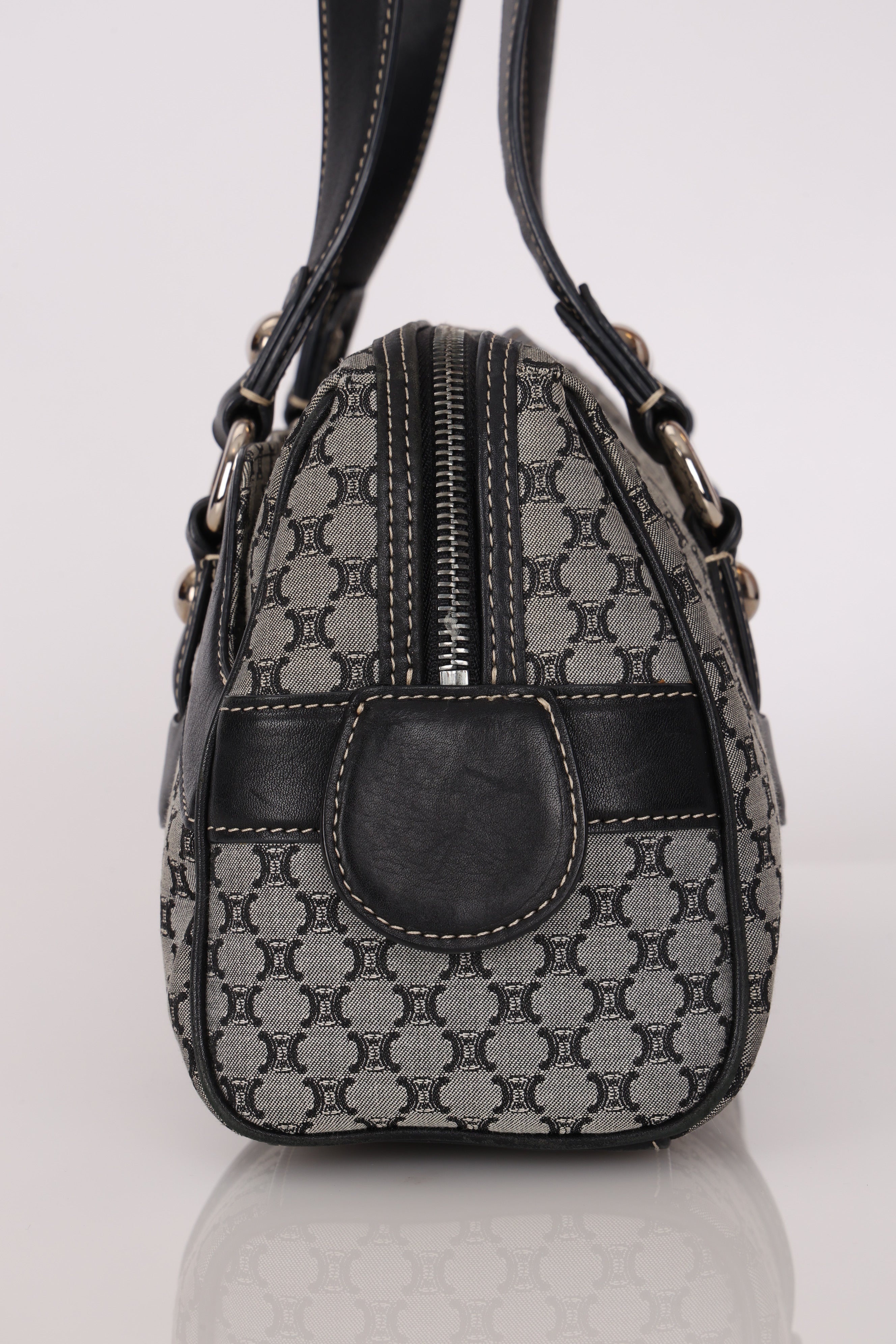 Celine Macadam Boston Bag Canvas