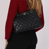 Chanel Tote Black Lambskin GHW