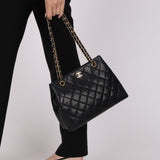 Chanel Tote Black Lambskin GHW