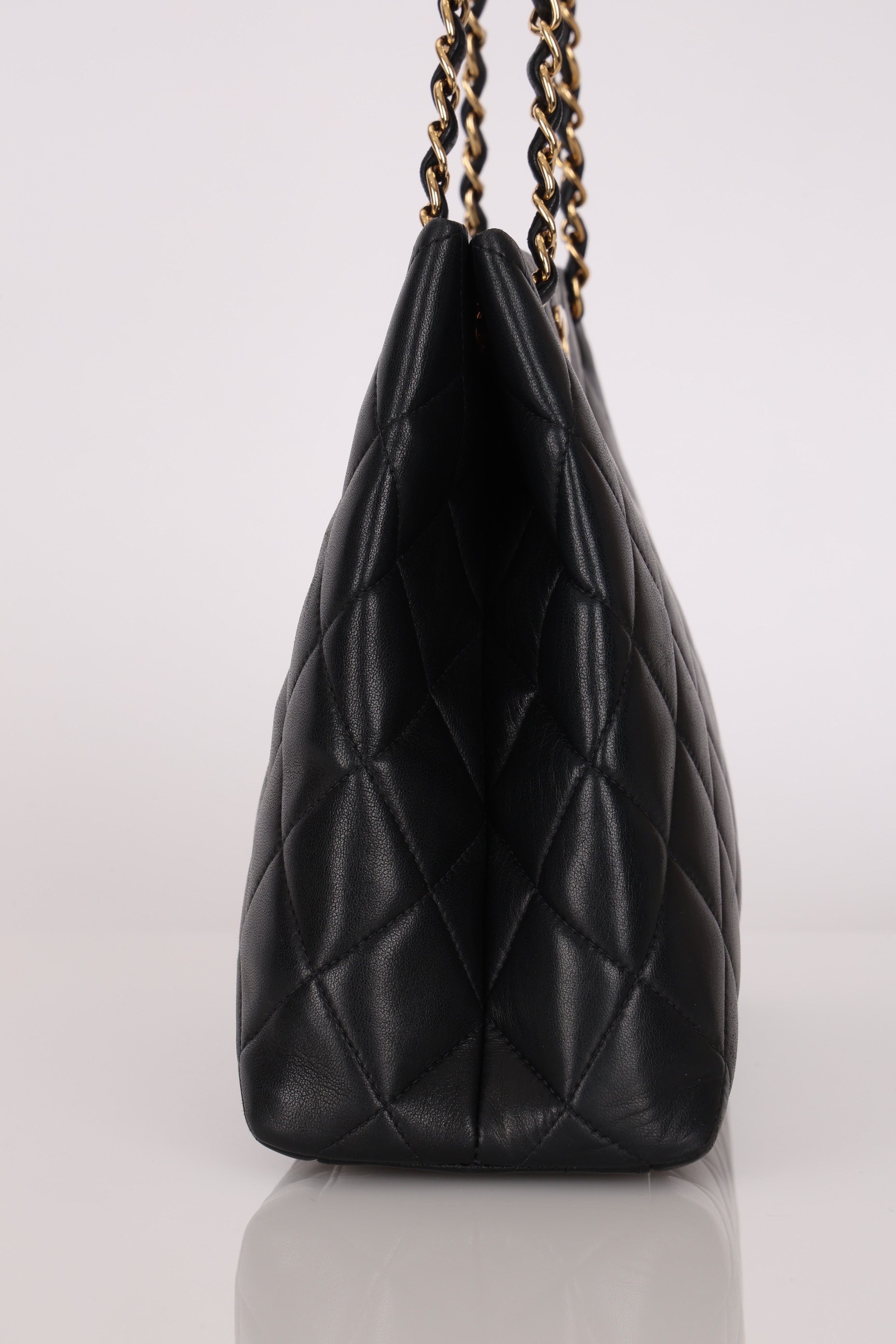 Chanel Tote Black Lambskin GHW