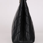Chanel Tote Black Lambskin GHW