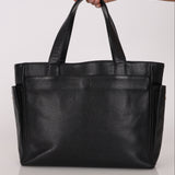 Chanel Turnlock Front Pocket Tote Black Caviar AGHW