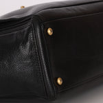 Chanel Turnlock Front Pocket Tote Black Caviar AGHW
