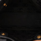 Chanel Turnlock Front Pocket Tote Black Caviar AGHW