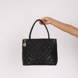 Chanel Timeless Medallion Tote Black Caviar SHW