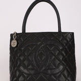 Chanel Timeless Medallion Tote Black Caviar SHW