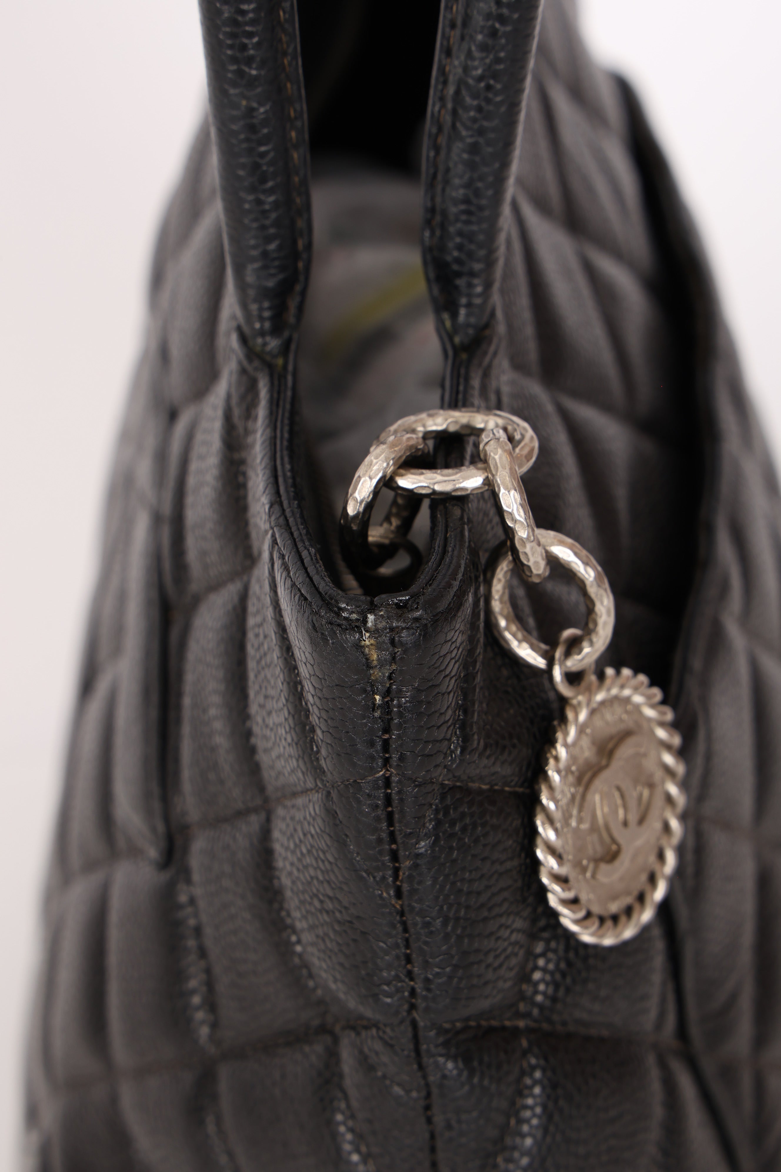 Chanel Timeless Medallion Tote Black Caviar SHW