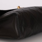 Chanel Single Flap Black Lambskin 24K GP