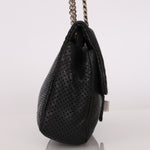 Chanel 2.55 Perforated Drill Single Flap Black Calfskin MMHW