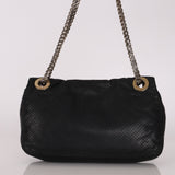 Chanel 2.55 Perforated Drill Single Flap Black Calfskin MMHW