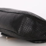 Chanel 2.55 Perforated Drill Single Flap Black Calfskin MMHW