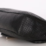 Chanel 2.55 Perforated Drill Single Flap Black Calfskin MMHW