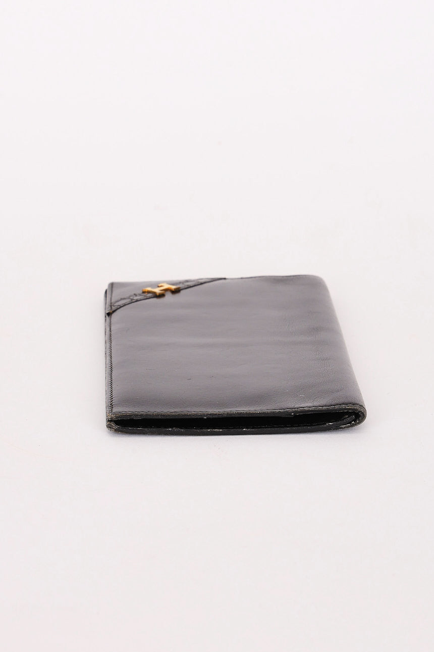 Hermès Long H Wallet Noir Box 1980s GHW