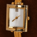 Saint Laurent Gold Square Watch