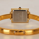 Saint Laurent Gold Square Watch