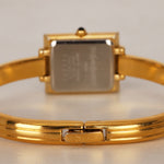 Saint Laurent Gold Square Watch