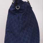 Gucci GG Nylon Weekender Bag Blue