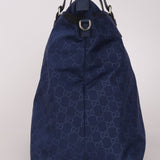 Gucci GG Nylon Weekender Bag Blue