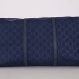 Gucci GG Nylon Weekender Bag Blue