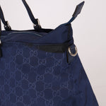 Gucci GG Nylon Weekender Bag Blue