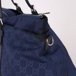 Gucci GG Nylon Weekender Bag Blue