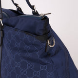 Gucci GG Nylon Weekender Bag Blue