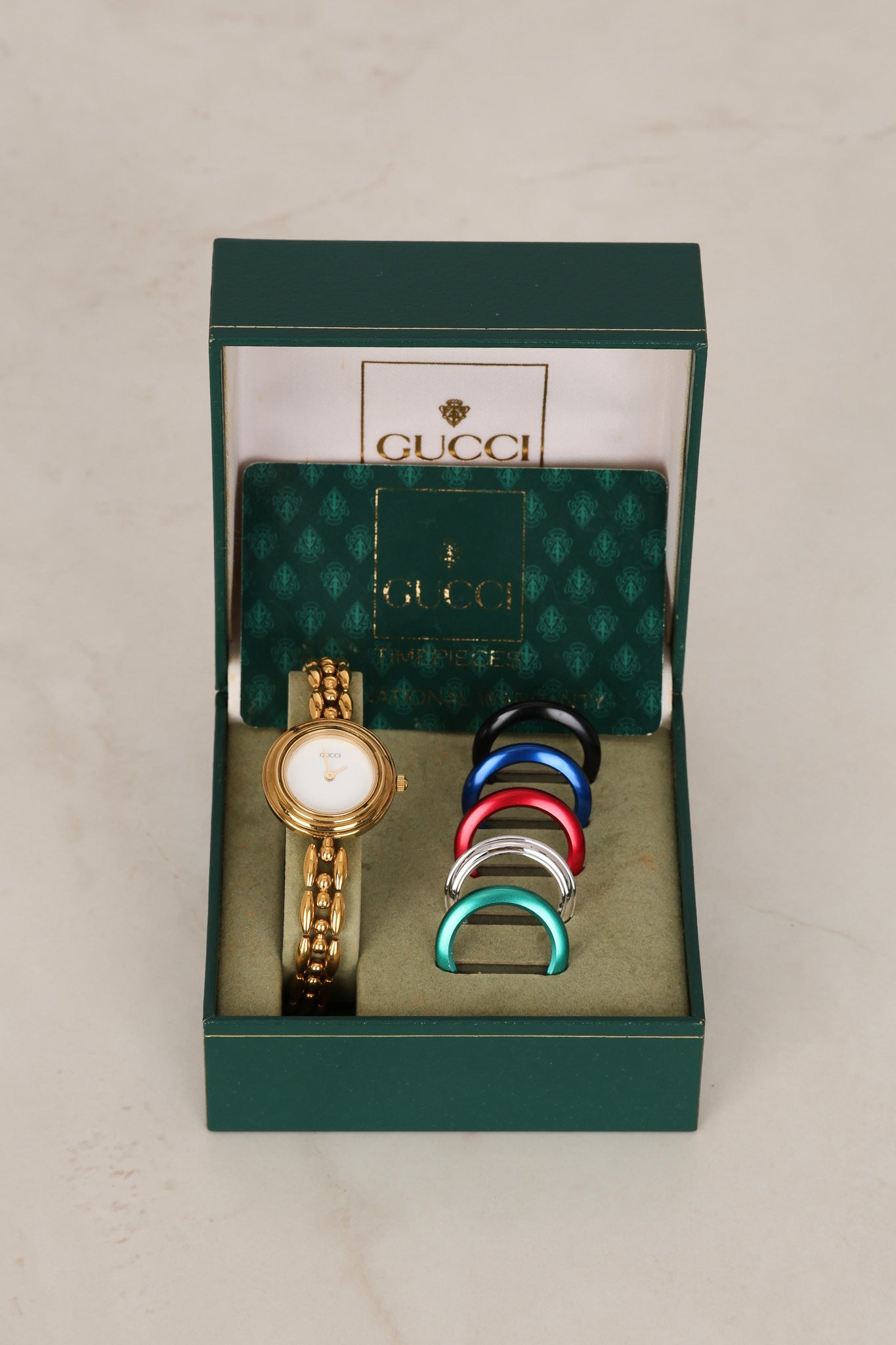 Gucci Multicolor Bezel Watch