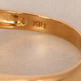 18K Diamond & Ruby Gold Ring