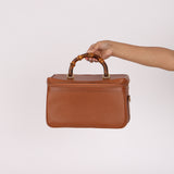 Gucci Bamboo Top Handle Vanity Bag