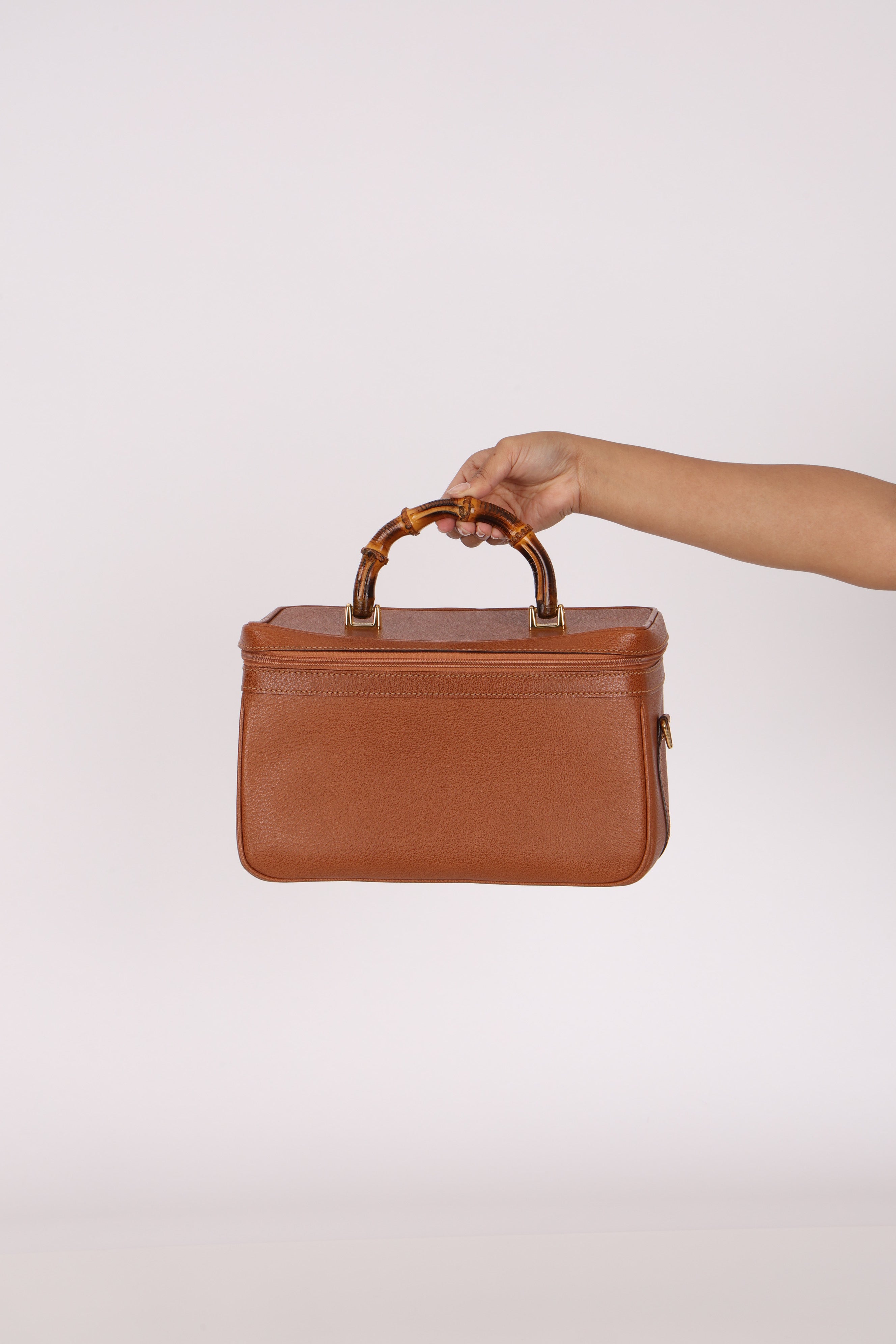 Gucci Bamboo Top Handle Vanity Bag