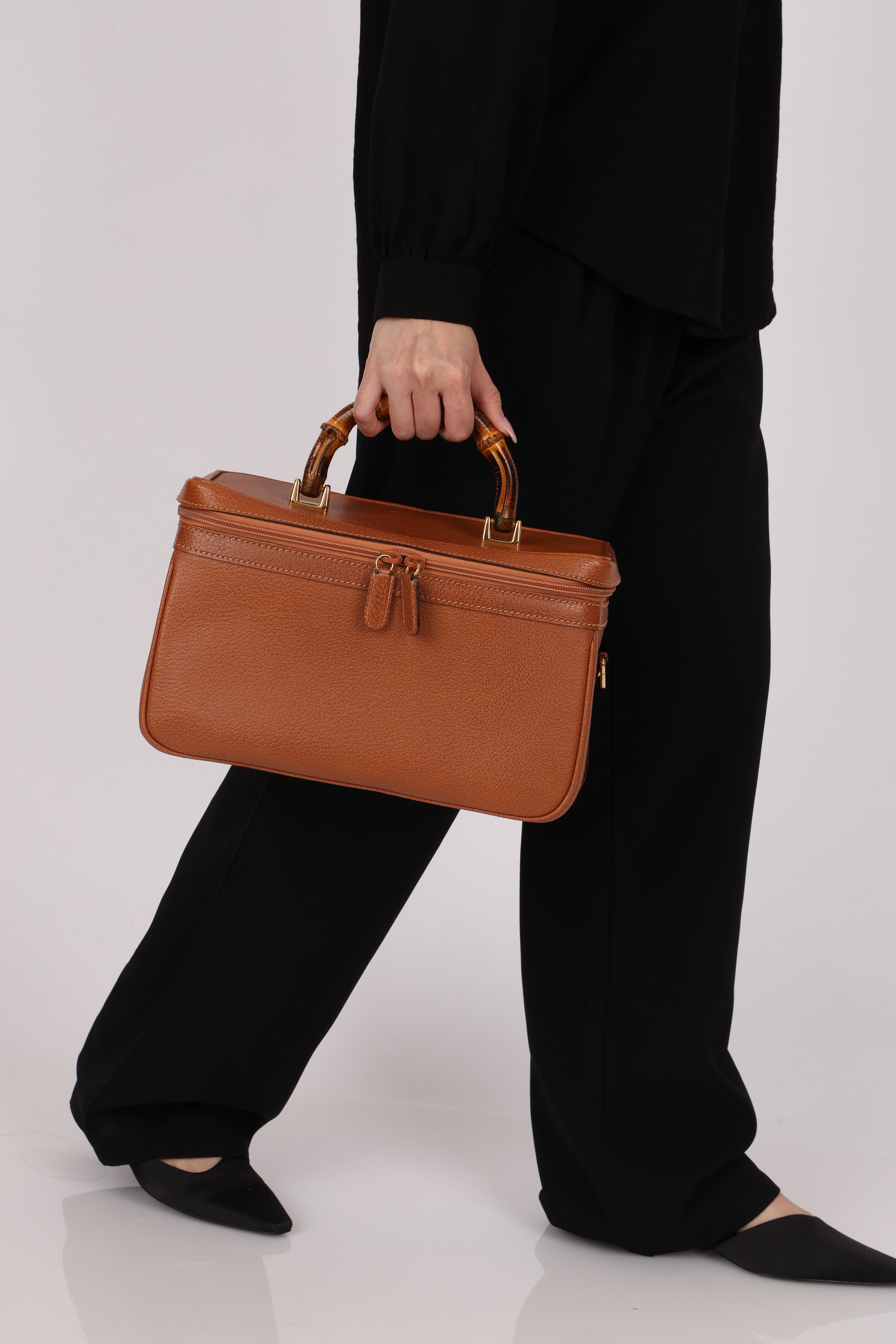 Gucci Bamboo Top Handle Vanity Bag