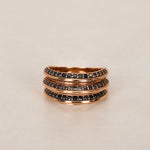 18K Triple Gold Ring