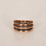 18K Triple Gold Ring